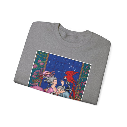 The Jealous Parrot by George Barbier Heavy Blend™ Crewneck Sweatshirt