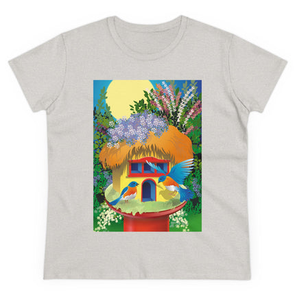 Birdhouse Haven Women's Midweight Cotton Tee