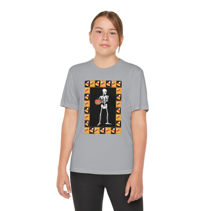 Candy Corn Skeleton Youth Competitor Tee