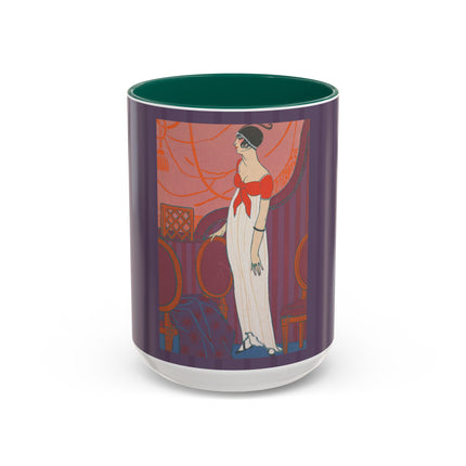 L’Entracte by Georges Lepape Colorful Mugs (11oz, 15oz)