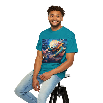 A Dragon's Ascent Unisex Garment-Dyed T-shirt