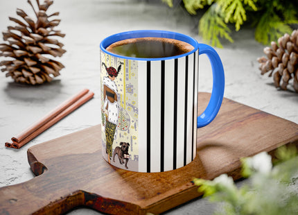 Wrapped in Elegance Colorful Mugs (11oz, 15oz)