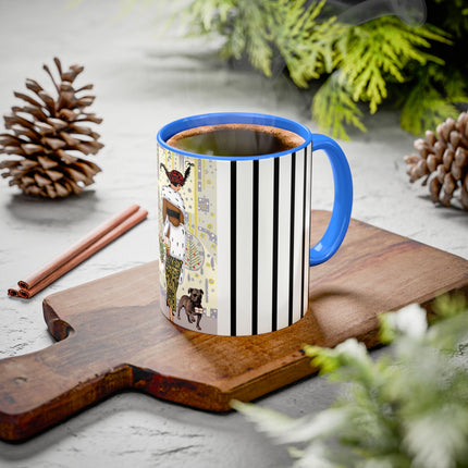 Wrapped in Elegance Colorful Mugs (11oz, 15oz)