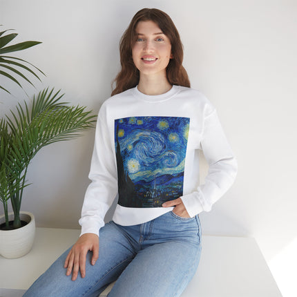 The Starry Night by Vincent Van Gogh Heavy Blend™ Crewneck Sweatshirt