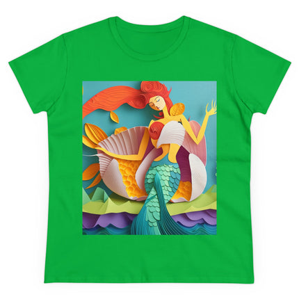 Charming Mermaid Women's Midweight Cotton Tee