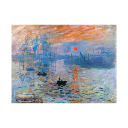 Sunrise by Claude Monet Matte Horizontal Posters