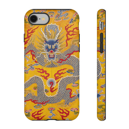 Majestic Dragon Regalia – Imperial 12-Symbol Robe Phone Cases