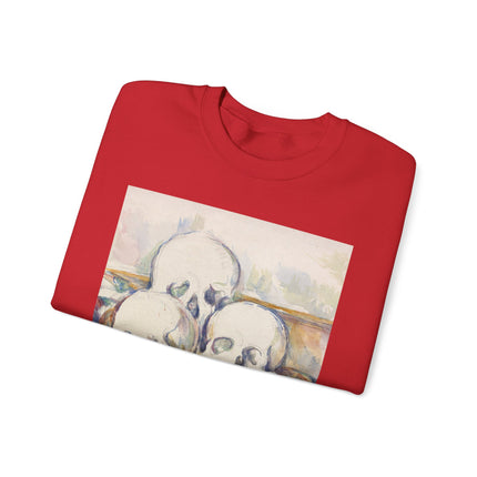 The Three Skulls by Paul Cézanne Unisex Heavy Blend™ Crewneck Sweatshirt