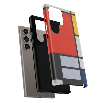 Composition with Red, Yellow, Blue, and Black by Piet Mondrian Phone Cases