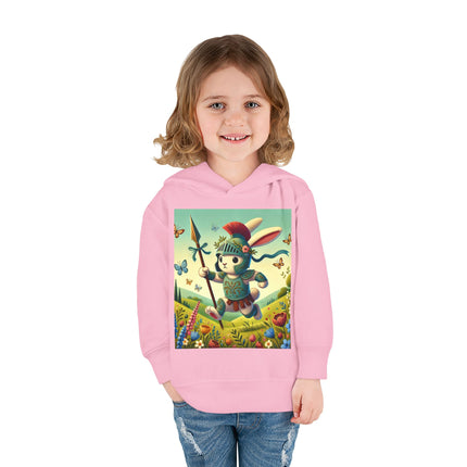 Rabbit Gladiator Toddler Pullover Fleece Hoodie