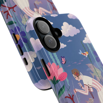 🐠🌸 The Enchanted Aquarium Garden Phone Case – Art Deco Underwater Fantasy