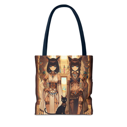 The Egyptian Priestess Cats Tote Bag – Temple Guardians & Ancient Grace