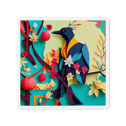 Curious Crow Die-Cut Magnets (5 Sizes)