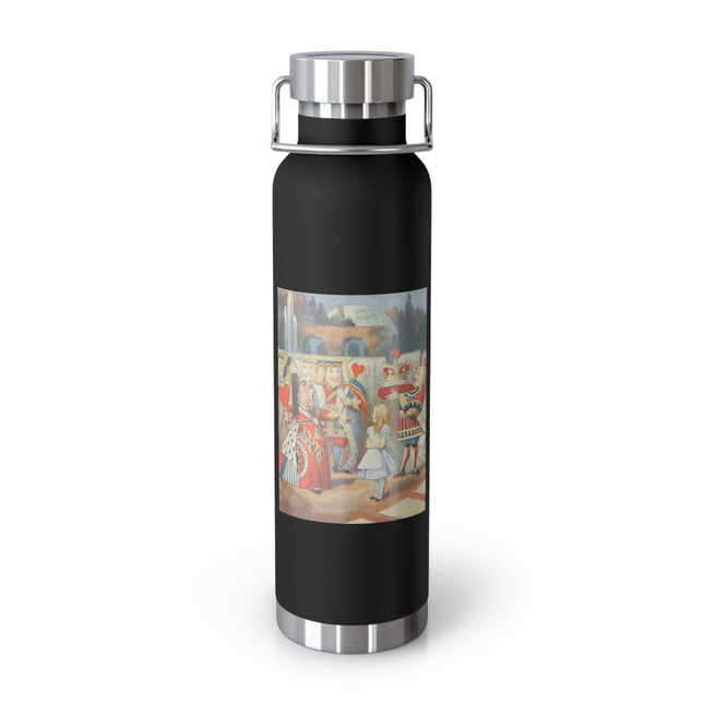 Off with her head! Off with— by Sir John Tenniel Copper Vacuum Insulated Bottle, 22oz