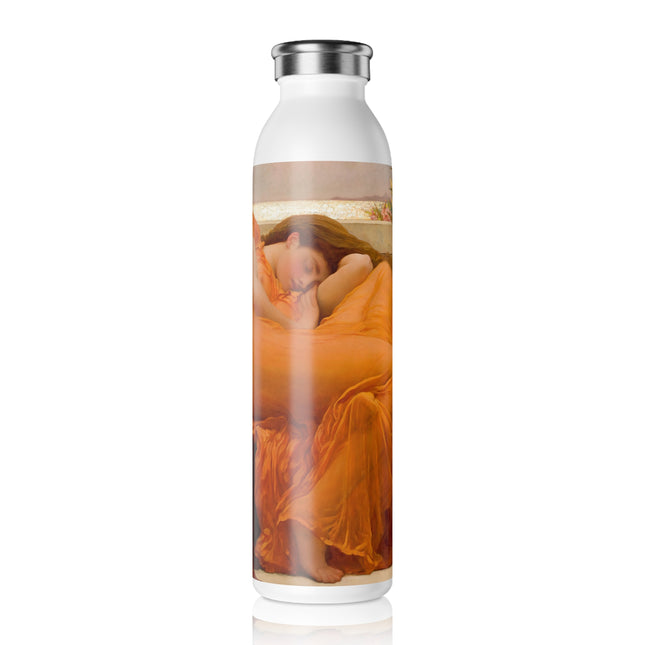 Flaming June by Frederic Leighton Slim Water Bottle