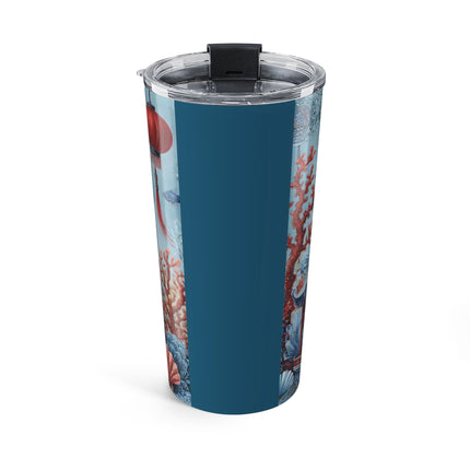 Lionfish & Lantern Tumbler 20oz – Mystical Ocean & Asian Harmony