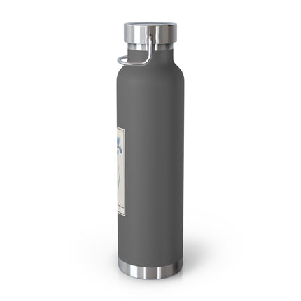 Iris, Iris sibirica by Anselmus Boëtius de Boodt Copper Vacuum Insulated Bottle, 22oz
