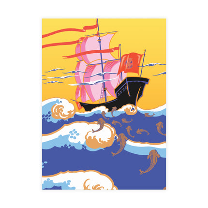 Golden Seas and Whimsical Dreams Postcard Bundles (envelopes included)