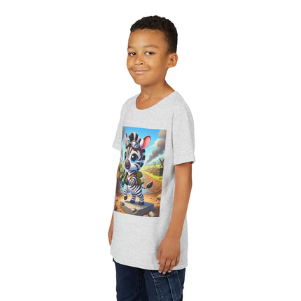 Zebra Lookout Youth Short Sleeve Tee