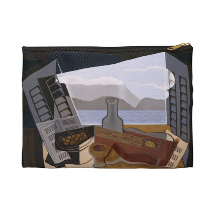 Open Window Accessory Pouch – Juan Gris Cubist Still Life Art Design