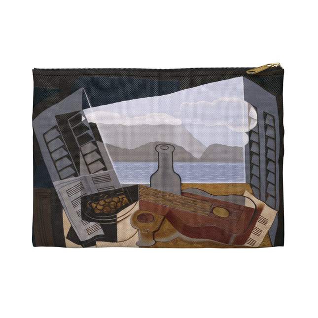 Open Window Accessory Pouch – Juan Gris Cubist Still Life Art Design