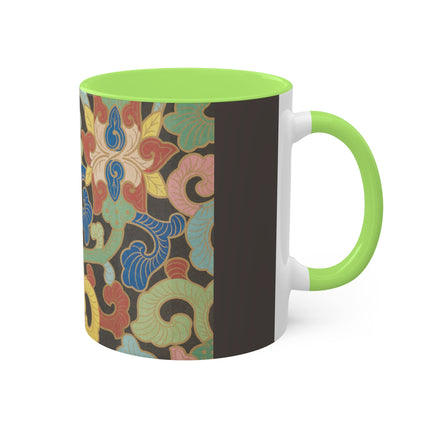 Examples of Chinese Ornament, Pl.12 by Owen Jones Colorful Mugs, 11oz