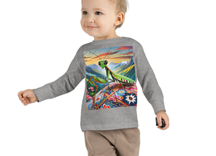 The Joyful Mantis Toddler Long Sleeve Tee