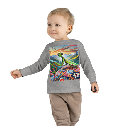 The Joyful Mantis Toddler Long Sleeve Tee