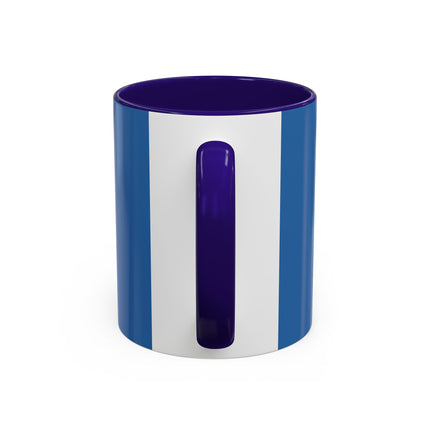 💙🌼 The Bluebell Christmas Promenade Colorful Mug – Art Deco Holiday Fantasy