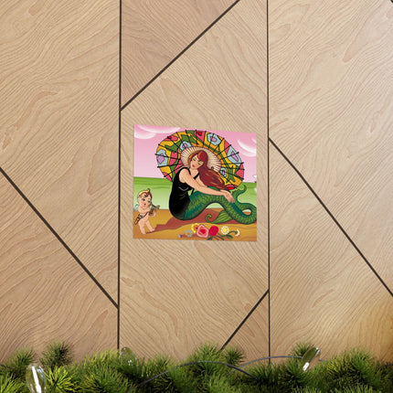 Siren Serenade Premium Matte horizontal posters