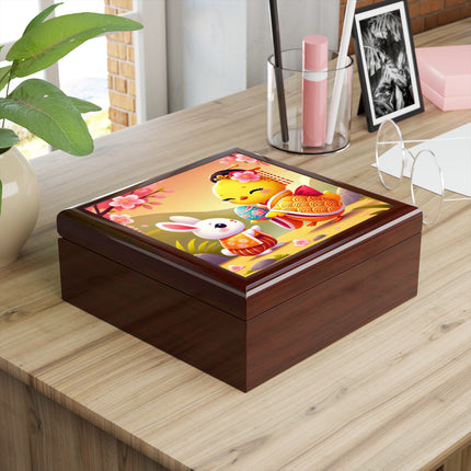 Whimsical Springtime Exchange Jewelry Box