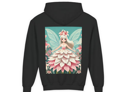 Lily Fairy in Bloom Youth Heavy Blend Hooded Sweatshirt