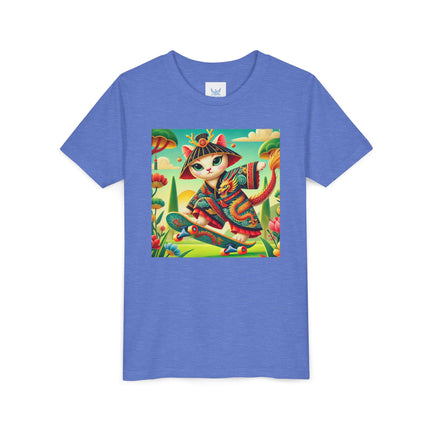 Dragon Dance on Wheels Youth Short Sleeve Tee
