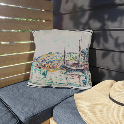 Concarneau by Paul Signac Outdoor Pillows