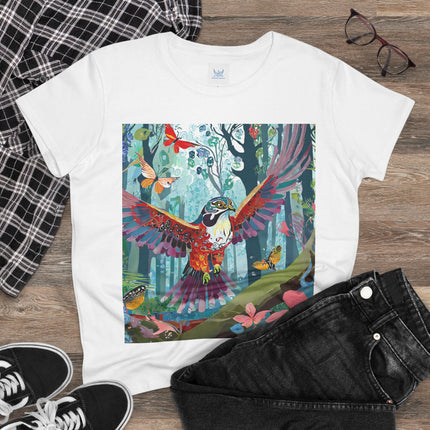 A Colorful Raptor Cotton Tee