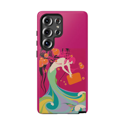 Mermaid Dive Phone Case – Vibrant Waves & Playful Elegance