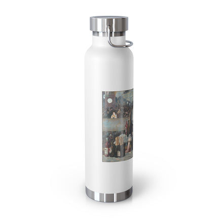 A Bar at the Folies-Bergère by Edouard Manet Copper Vacuum Insulated Bottle, 22oz