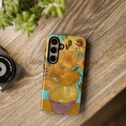 Vase with Twelve Sunflowers by Vincent Van Gogh Phone Cases