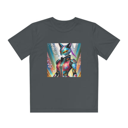 Cyberpunk Chic Youth Competitor Tee