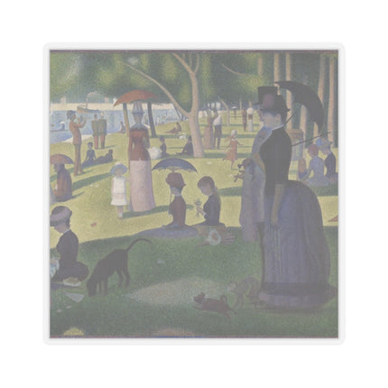 A Sunday on La Grande Jatte by Georges Seurat Kiss-Cut Stickers (4 Sizes)