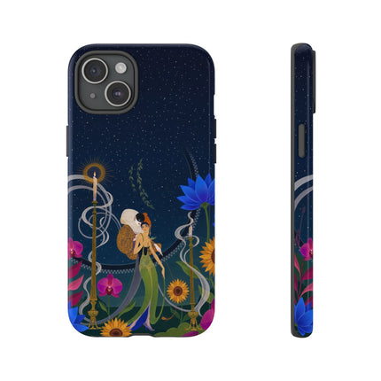 🌙🕯️ The Lady Of The Midnight Garden Phone Case – Art Deco Nocturne