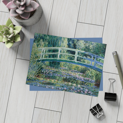 Water Lilies and Japanese Bridge by Claude Monet Postcards (envelopes included) - Bundles of 10, 30, 50 Pieces