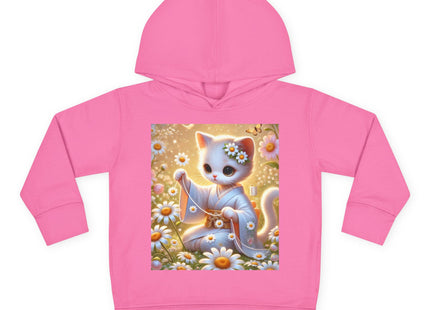 Daisy Chain Whimsy Toddler Pullover Fleece Hoodie