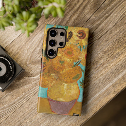 Vase with Twelve Sunflowers by Vincent Van Gogh Phone Cases