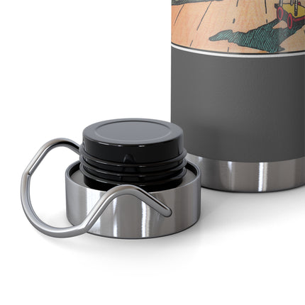 Mischievous Mice on Wheels Copper Vacuum Insulated Bottle, 22 oz
