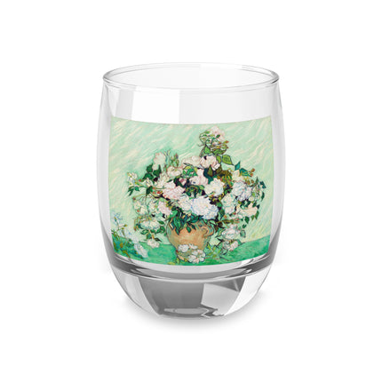 Roses by Vincent Van Gogh Whiskey Glass