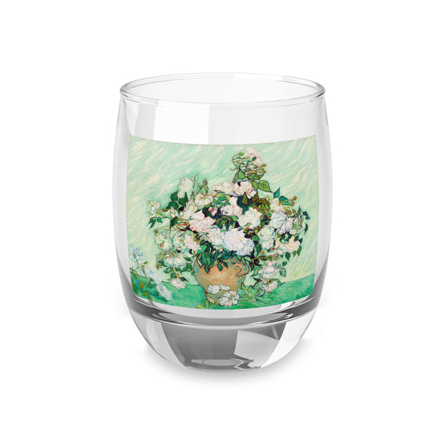Roses by Vincent Van Gogh Whiskey Glass