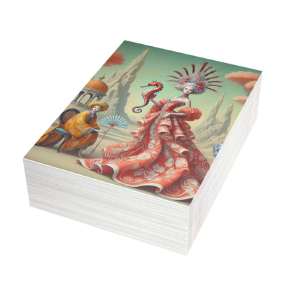 The Seahorse Court Postcard Bundles (envelopes included) - Bundles of 10, 30, 50 Pieces