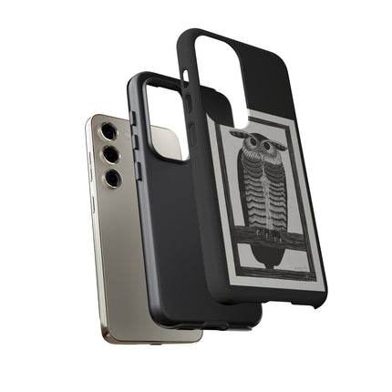 Horned Owl by Samuel Jessurun de Mesquita Phone Cases