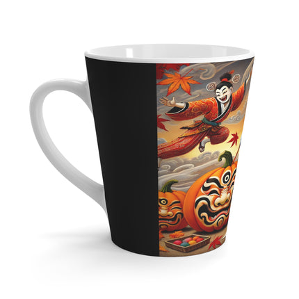 Halloween Rabbit’s Kabuki Jack-o’-Lanterns Latte Mug
